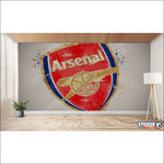 papier peint foot Arsenal FC deco football - Vignette | stickers foot