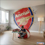 papier peint foot Arsenal FC deco football - Vignette | stickers foot