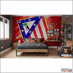 papier peint foot Atletico Madrid football deco - Vignette | stickers foot