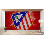 papier peint foot Atletico Madrid football deco - Vignette | stickers foot