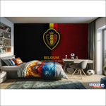papier peint foot Belgique football - Vignette | stickers foot
