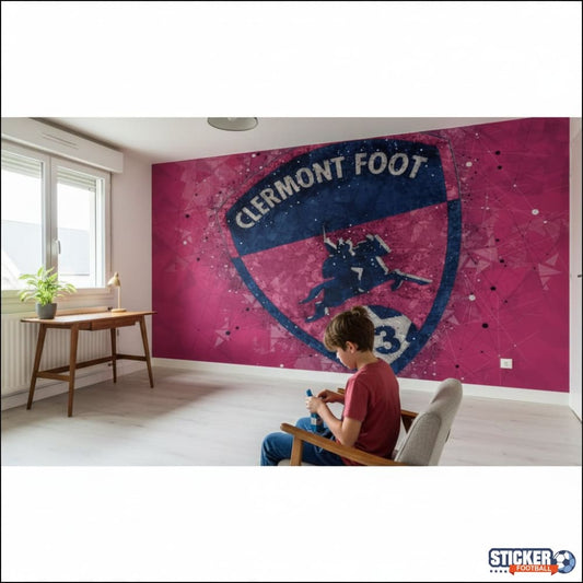 Visualisation papier peint foot Clermont Football deco