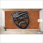 papier peint foot FC Lorient logo_ - Vignette | stickers foot