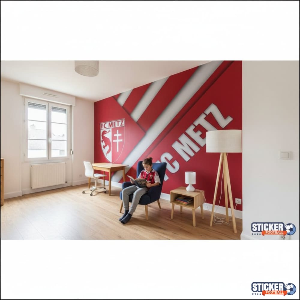 Visualisation papier peint foot FC Metz logo