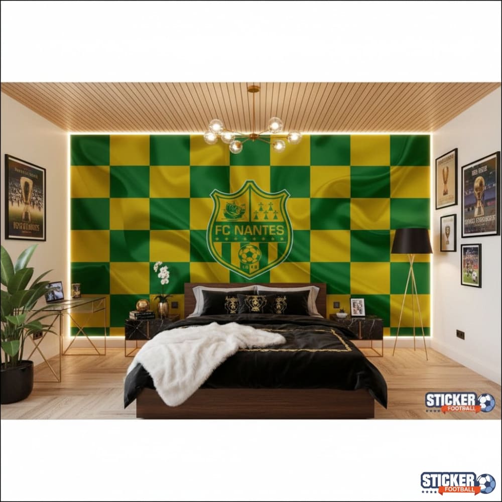 Visualisation papier peint foot FC Nantes effet