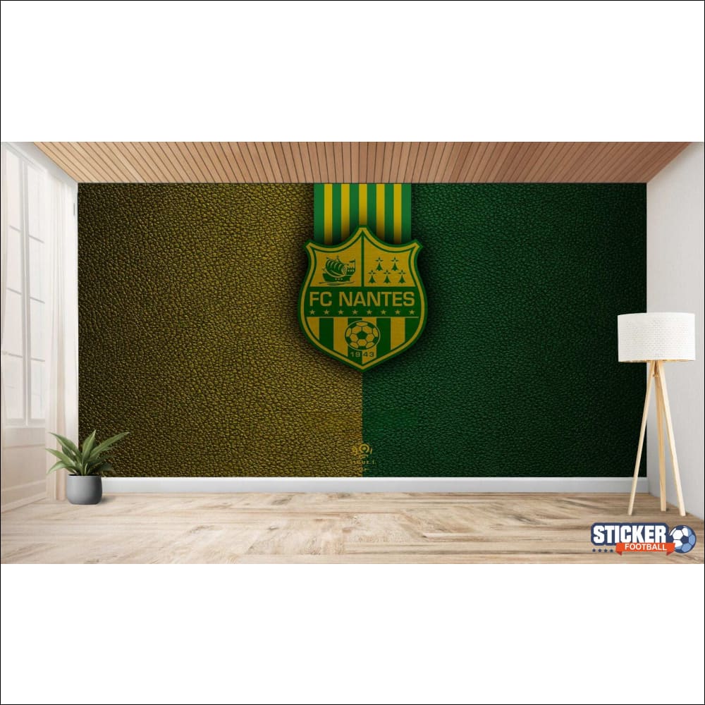Peinture murale du FC Nantes.