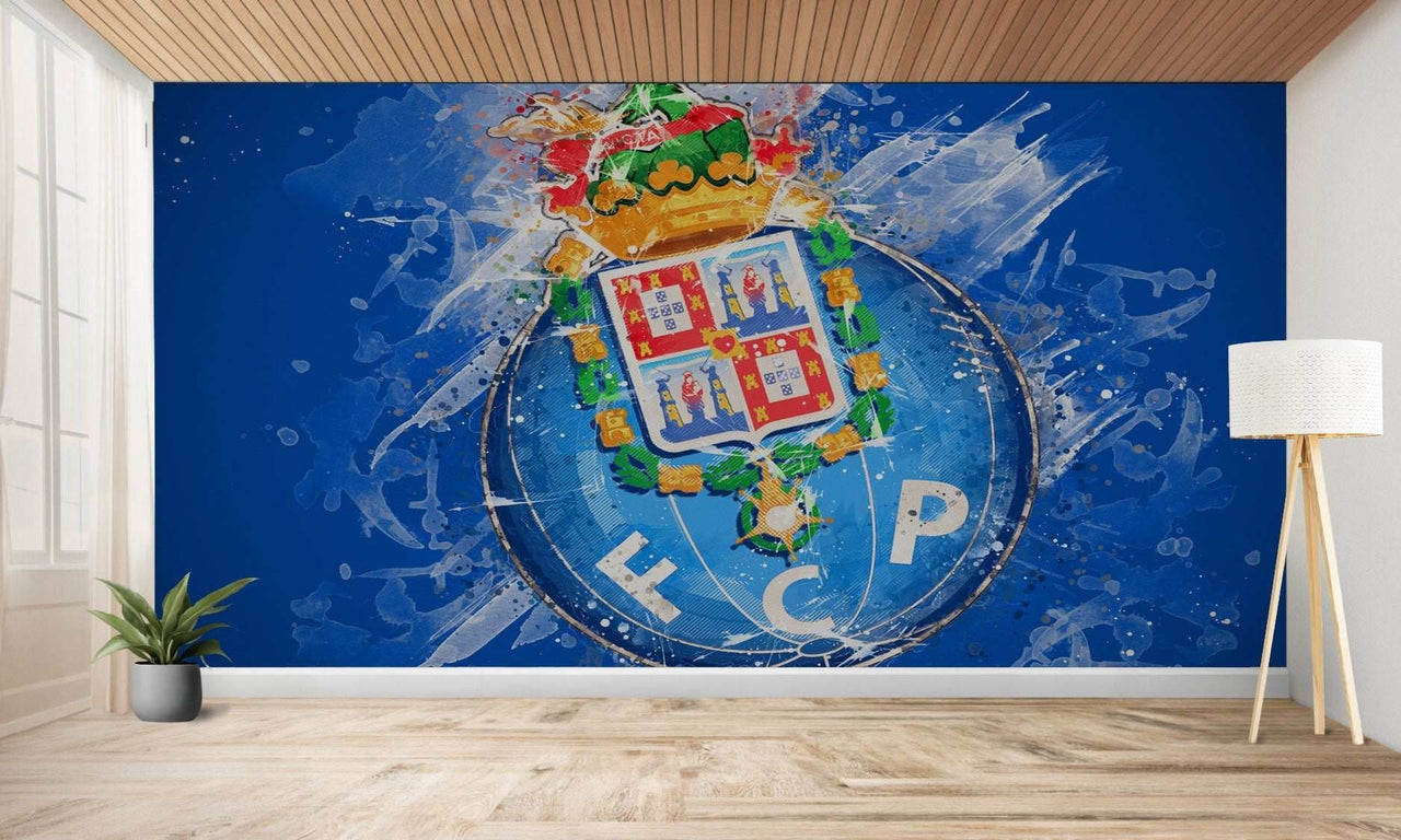 Art mural de l’écusson du FC Porto.