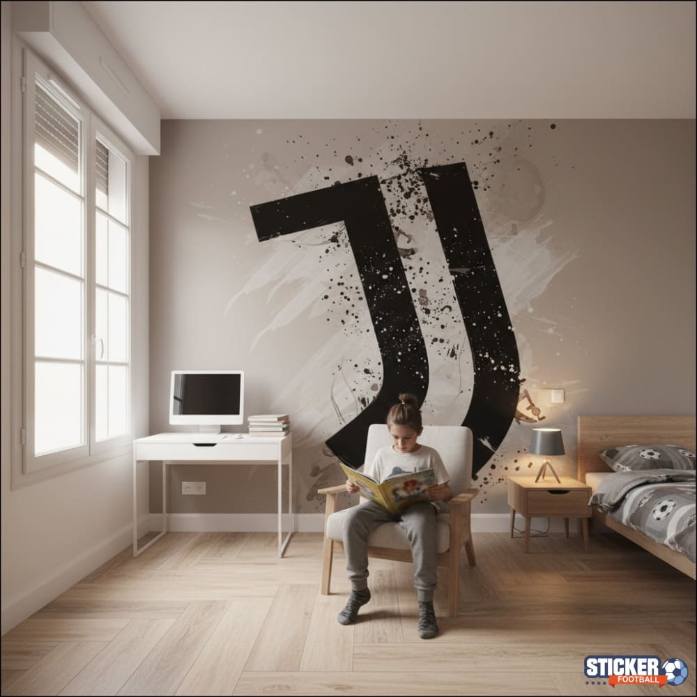 Visualisation papier peint foot Juventus decoration