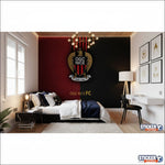 papier peint foot NICE logo - Vignette | stickers foot