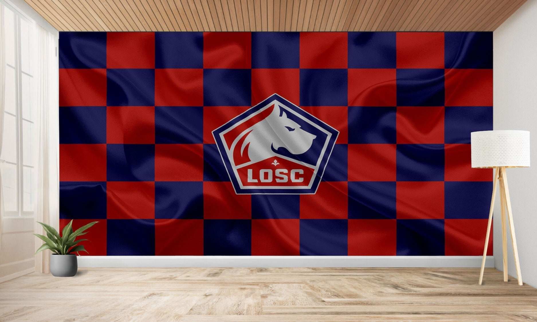 Le drapeau à damier de Lille OSC.