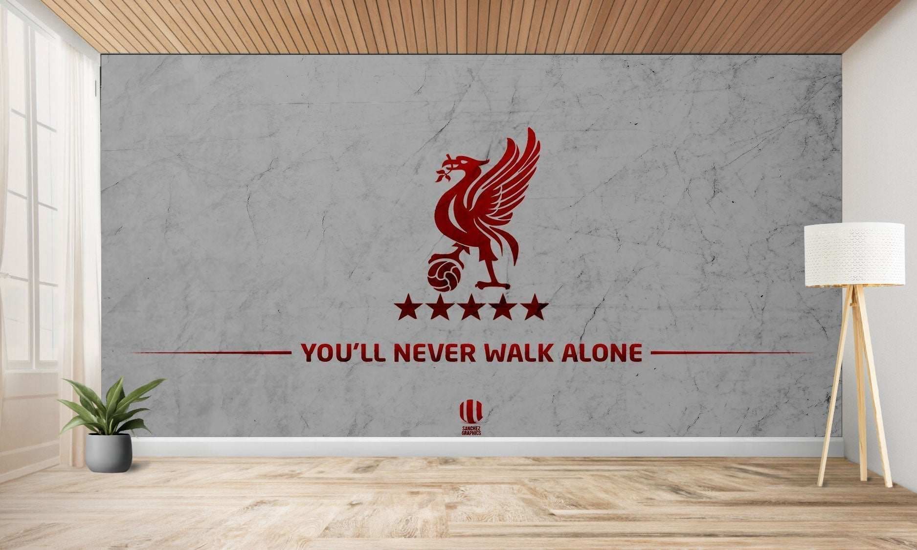 Art mural Liverpool FC.