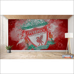 papier peint football Liverpool FC logo effet - Vignette | stickers foot