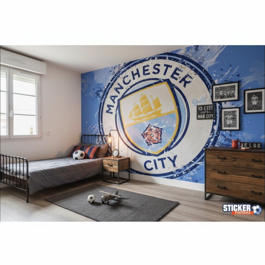 Visualisation papier peint football Manchester City FC logo
