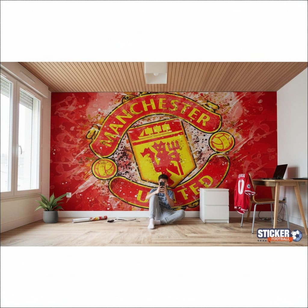 Visualisation papier peint football Manchester United FC logo