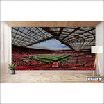 papier peint football Manchester United Stade deco photo - Vignette | stickers foot