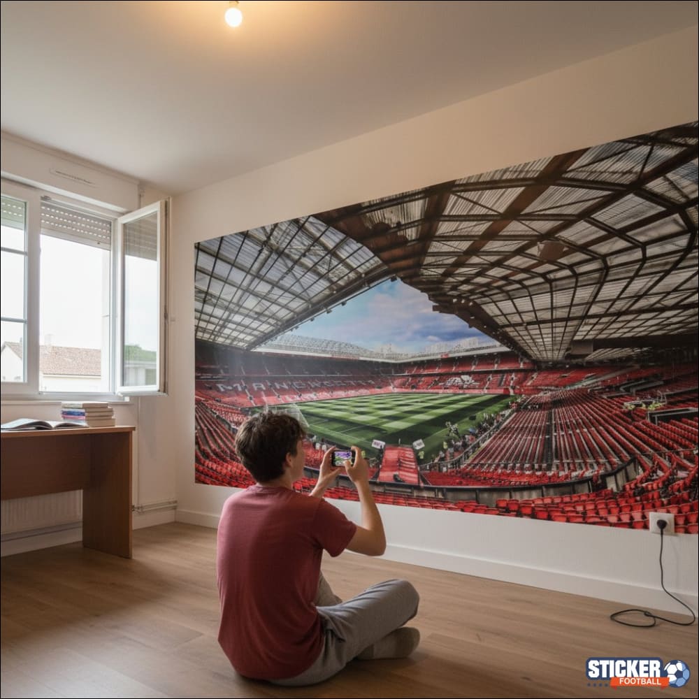 Visualisation papier peint football Manchester United Stade deco photo