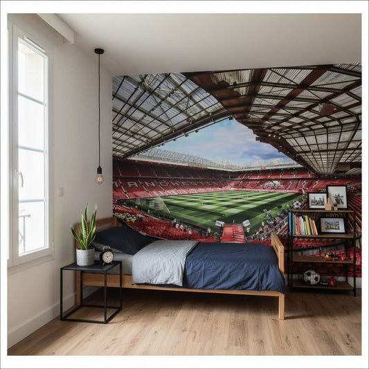 Visualisation papier peint football Manchester United Stade deco photo