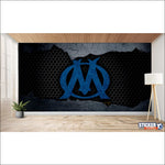 papier peint football Marseille football - Vignette | stickers foot
