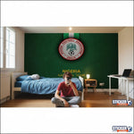 papier peint football Nigeria logo - Vignette | stickers foot