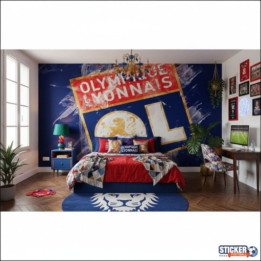 Visualisation papier peint football OL LYON fan