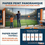 papier peint football Olympique Lyon decoration - Vignette | stickers foot