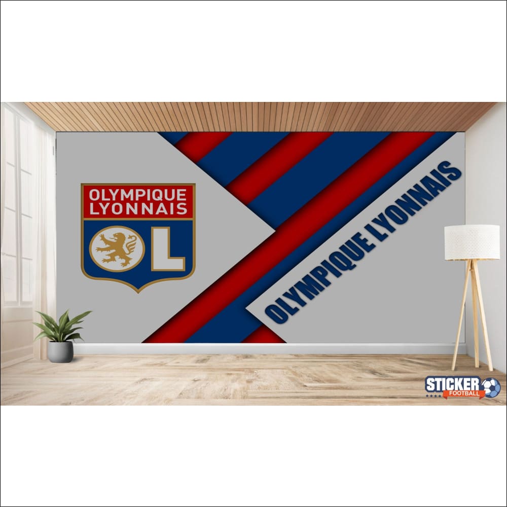 papier peint football Olympique Lyonnais