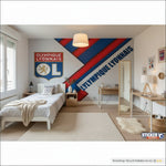 papier peint football Olympique Lyonnais - Vignette | stickers foot