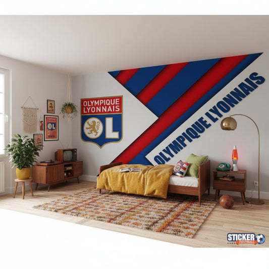 Visualisation papier peint football Olympique Lyonnais