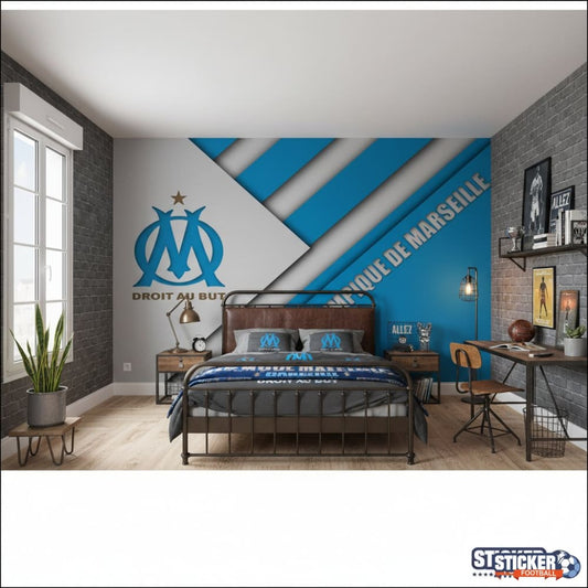 Visualisation papier peint football Olympique de Marseille