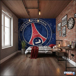 Papel pintado a medida Paris Saint Germain - logo PSG  - Vignette | stickers foot