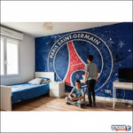 Papel pintado a medida Paris Saint Germain - logo PSG  - Vignette | stickers foot