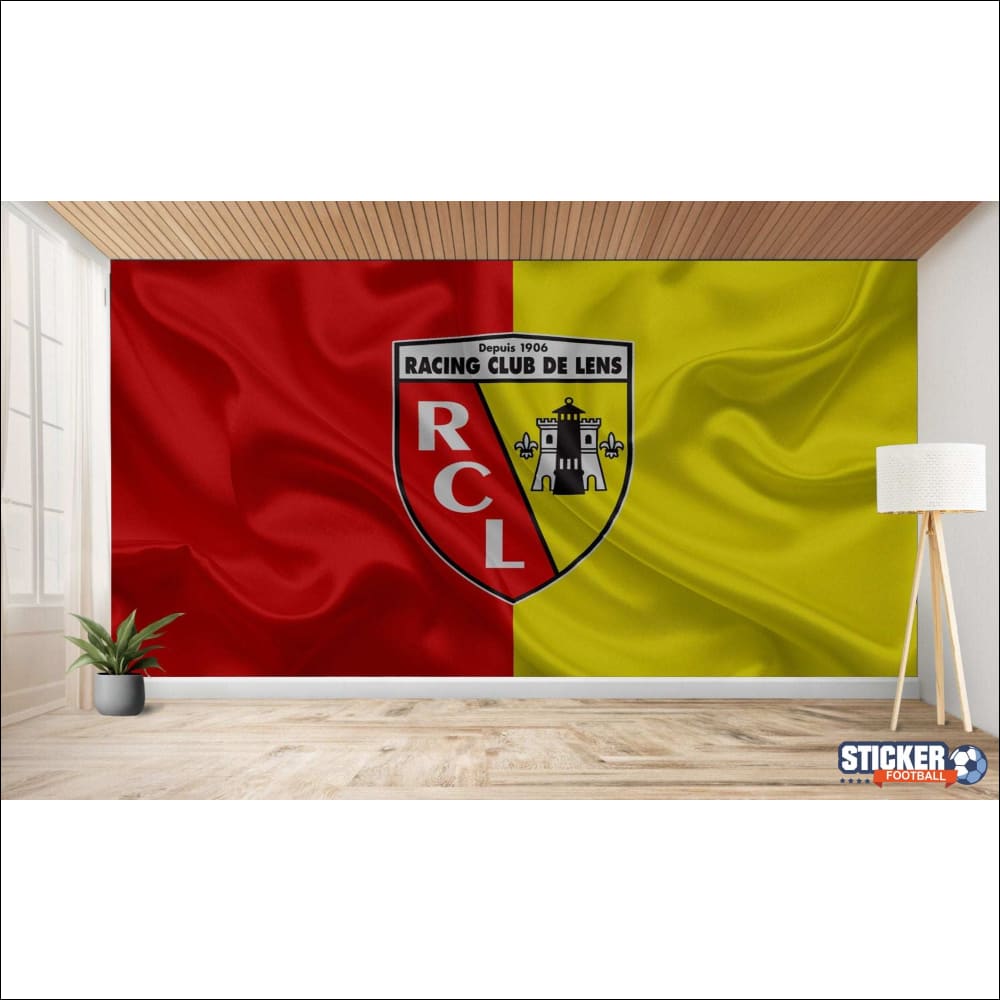 Drapeau du Racing Club de Lens.