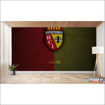 papier peint football RC Lens decoration - Vignette | stickers foot