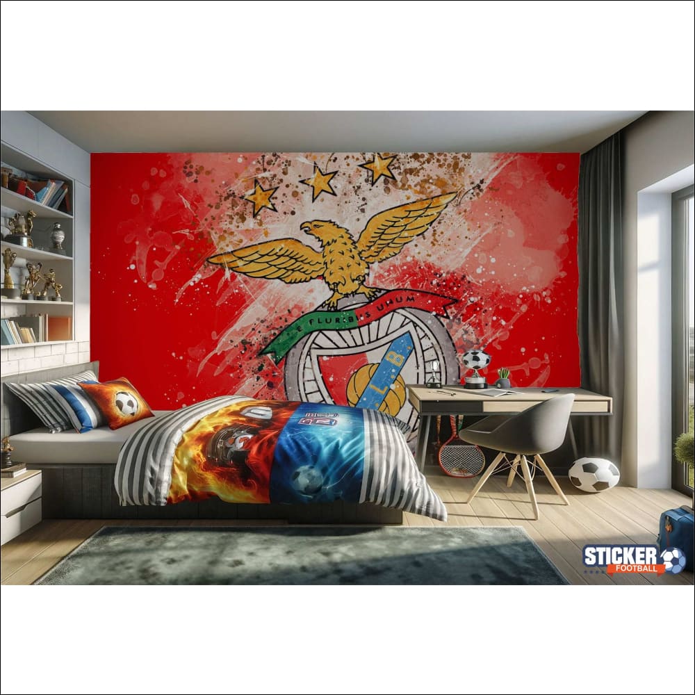 Chambre à coucher sur le thème du Benfica.