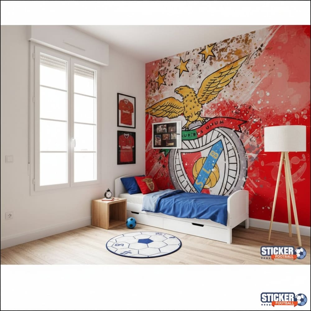 Visualisation papier peint football SL Benfica deco