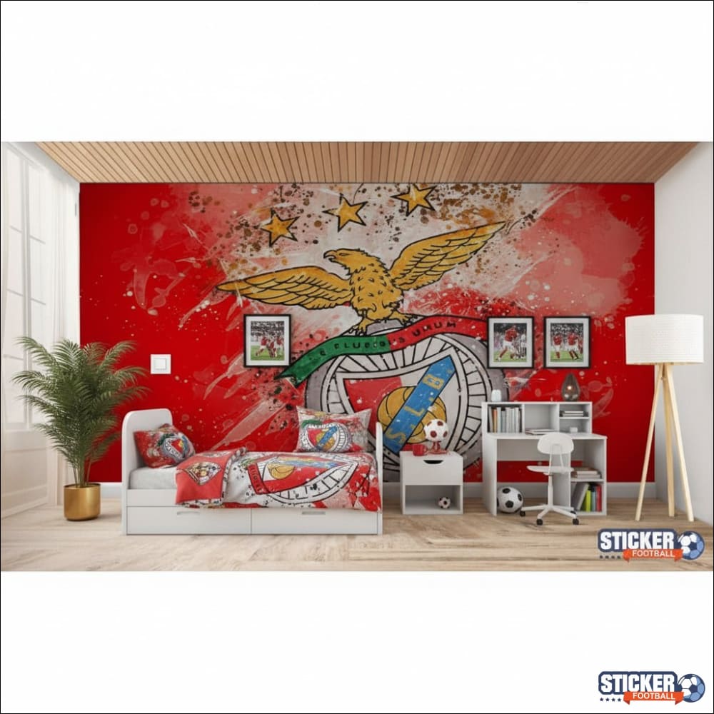 Visualisation papier peint football SL Benfica deco