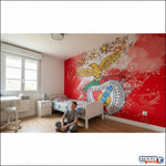 papier peint football SL Benfica deco - Vignette | stickers foot