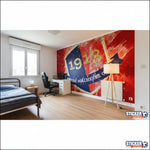 papier peint football Stade CAEN decoration - Vignette | stickers foot