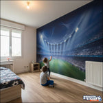 papier peint football stade ligue - Vignette | stickers foot