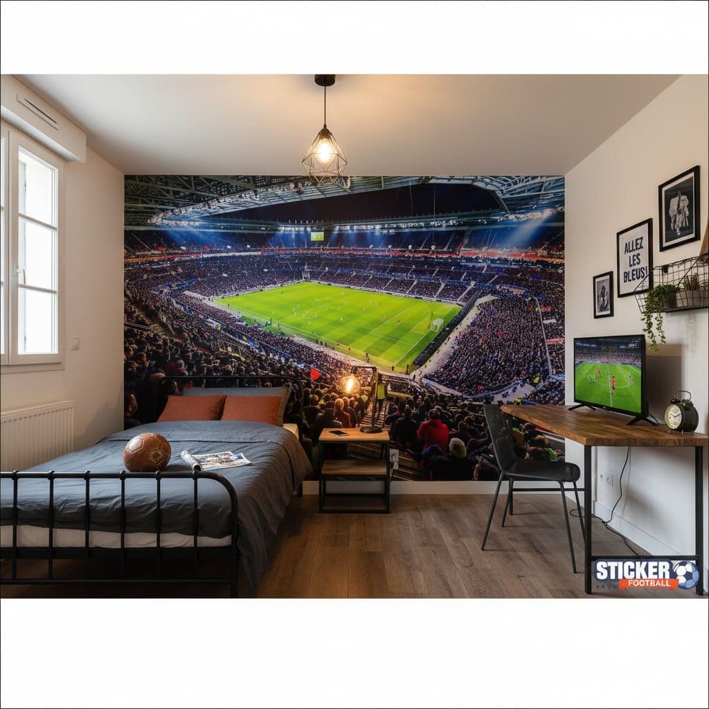 Visualisation papier peint football Stade Lyonnais 3