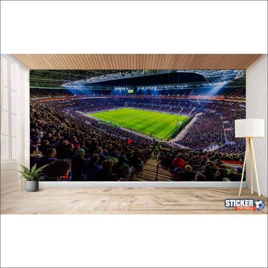 Fond d’écran d’un stade bondé.