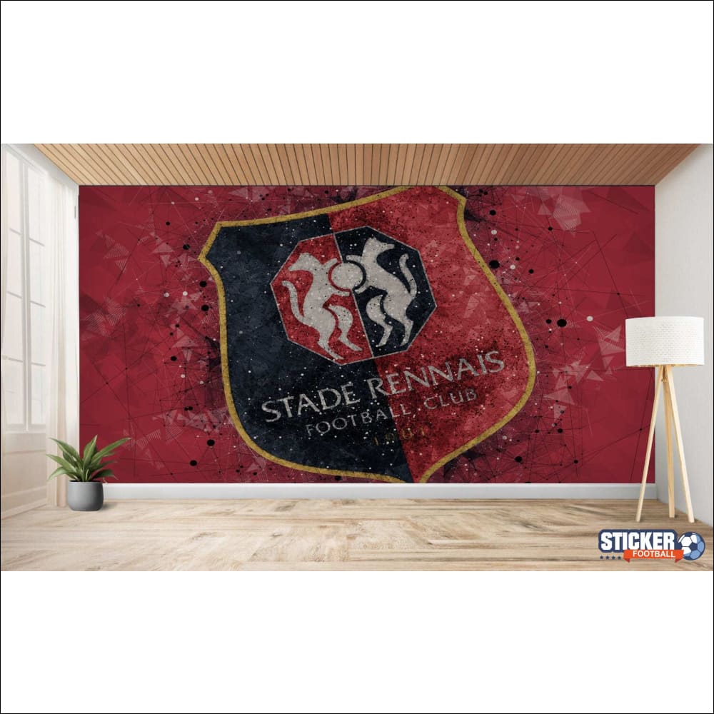 Peinture murale du club de football du Stade rennais.