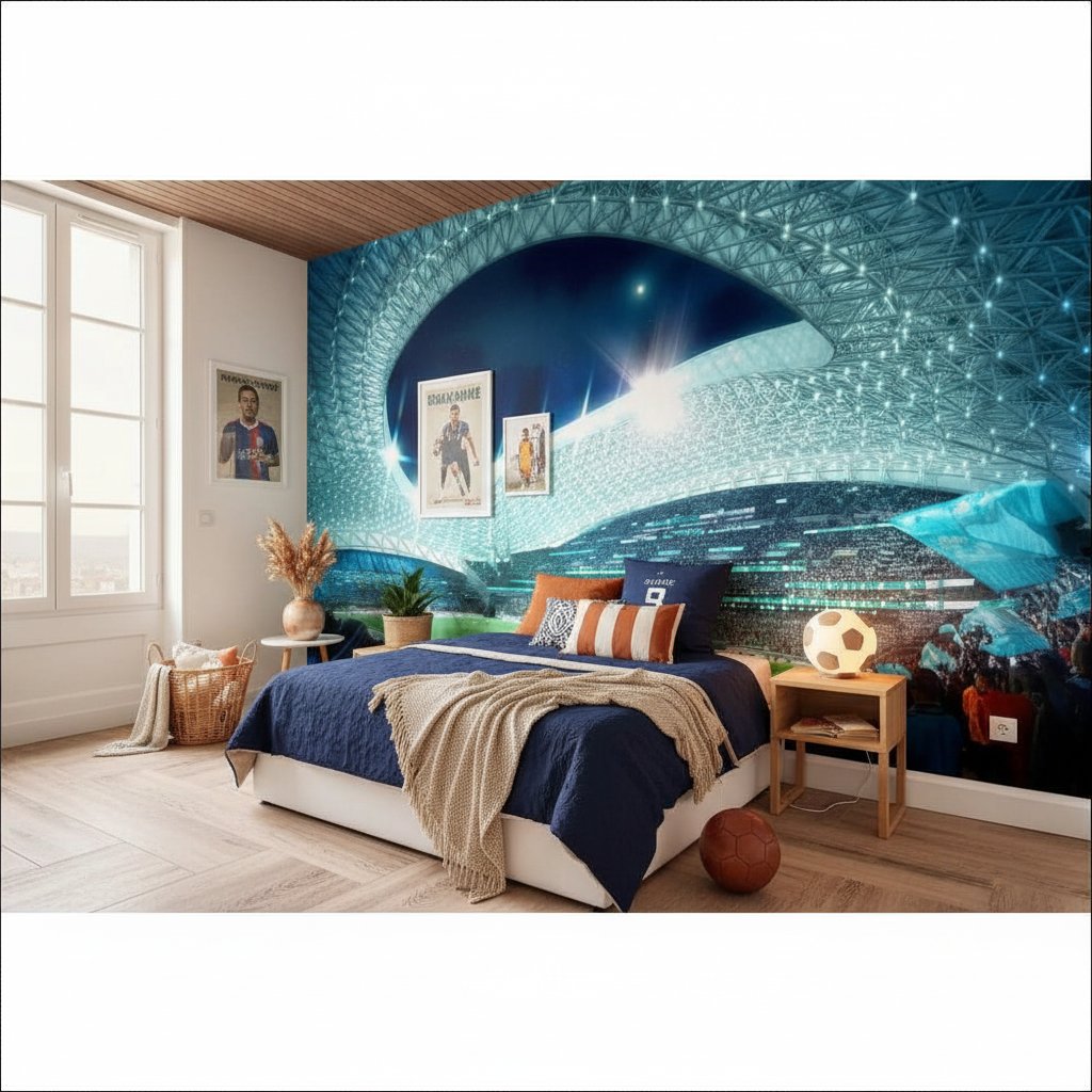 Visualisation Papier peint football stade Vélodrome