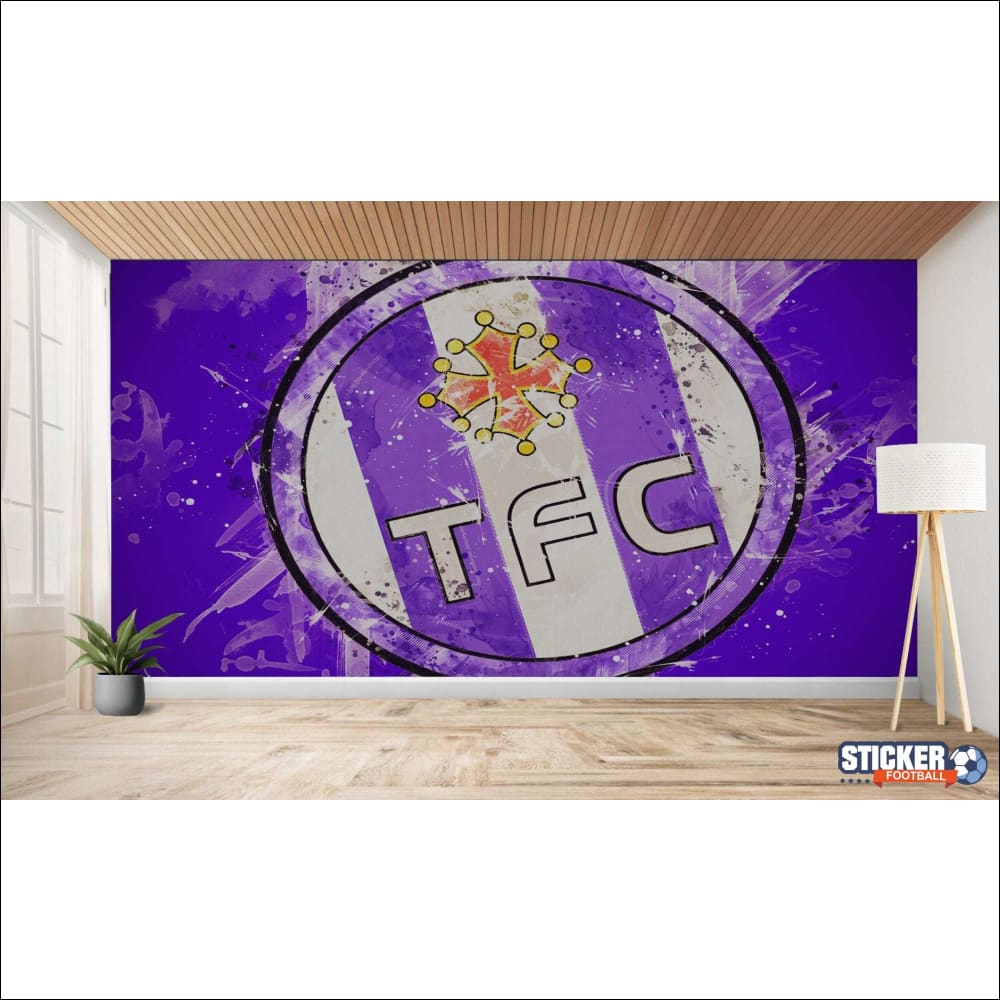 Logo mural du Toulouse FC.