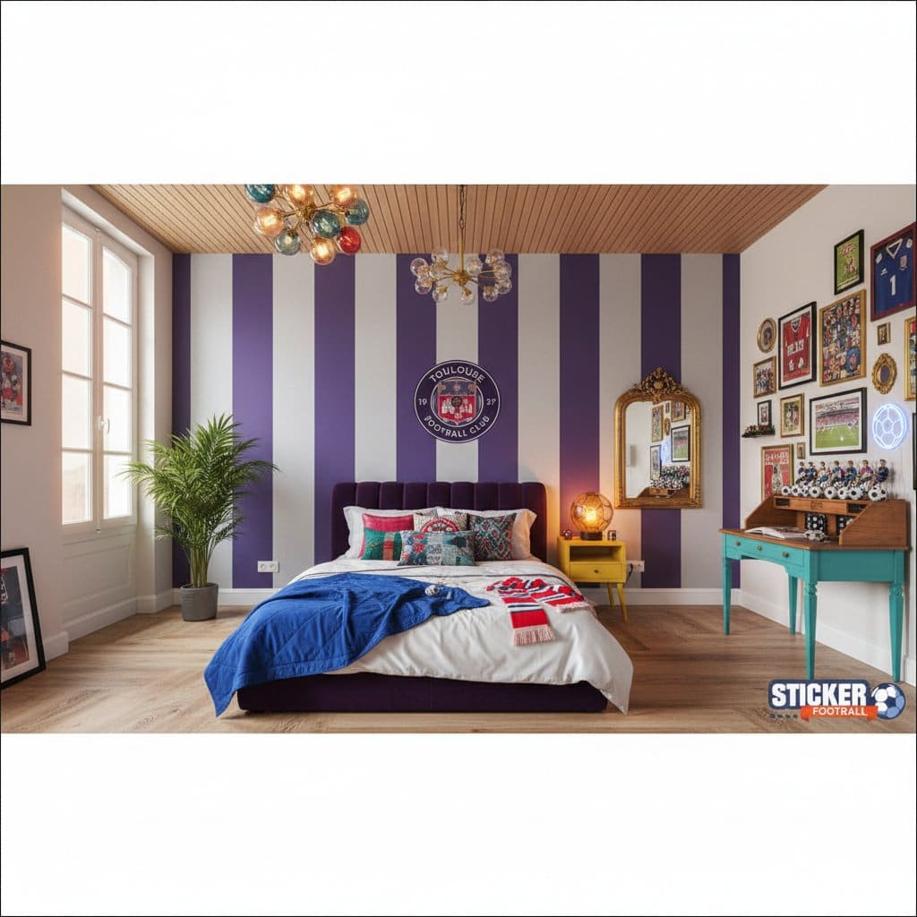 Visualisation papier peint football Toulouse
