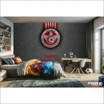 papier peint football Tunisie deco - Vignette | stickers foot