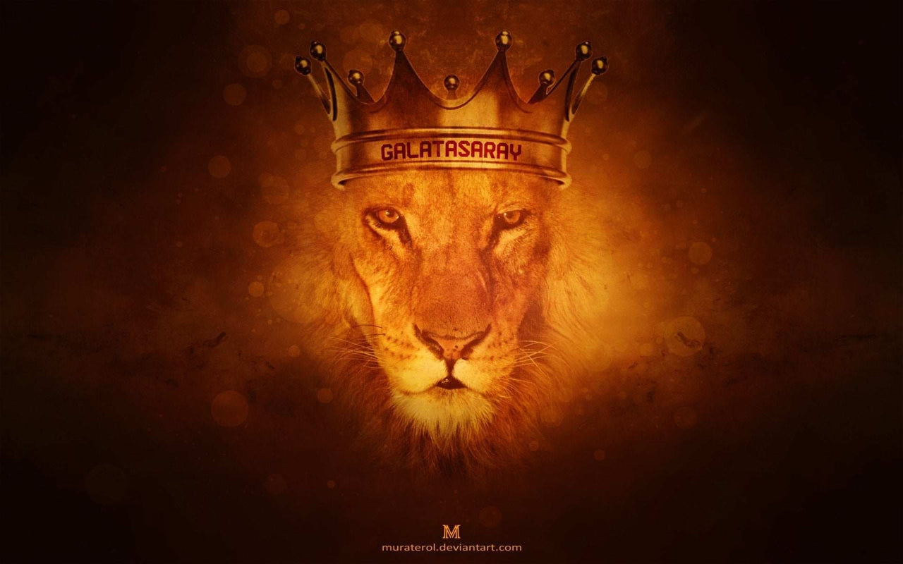 Lion portant une couronne.