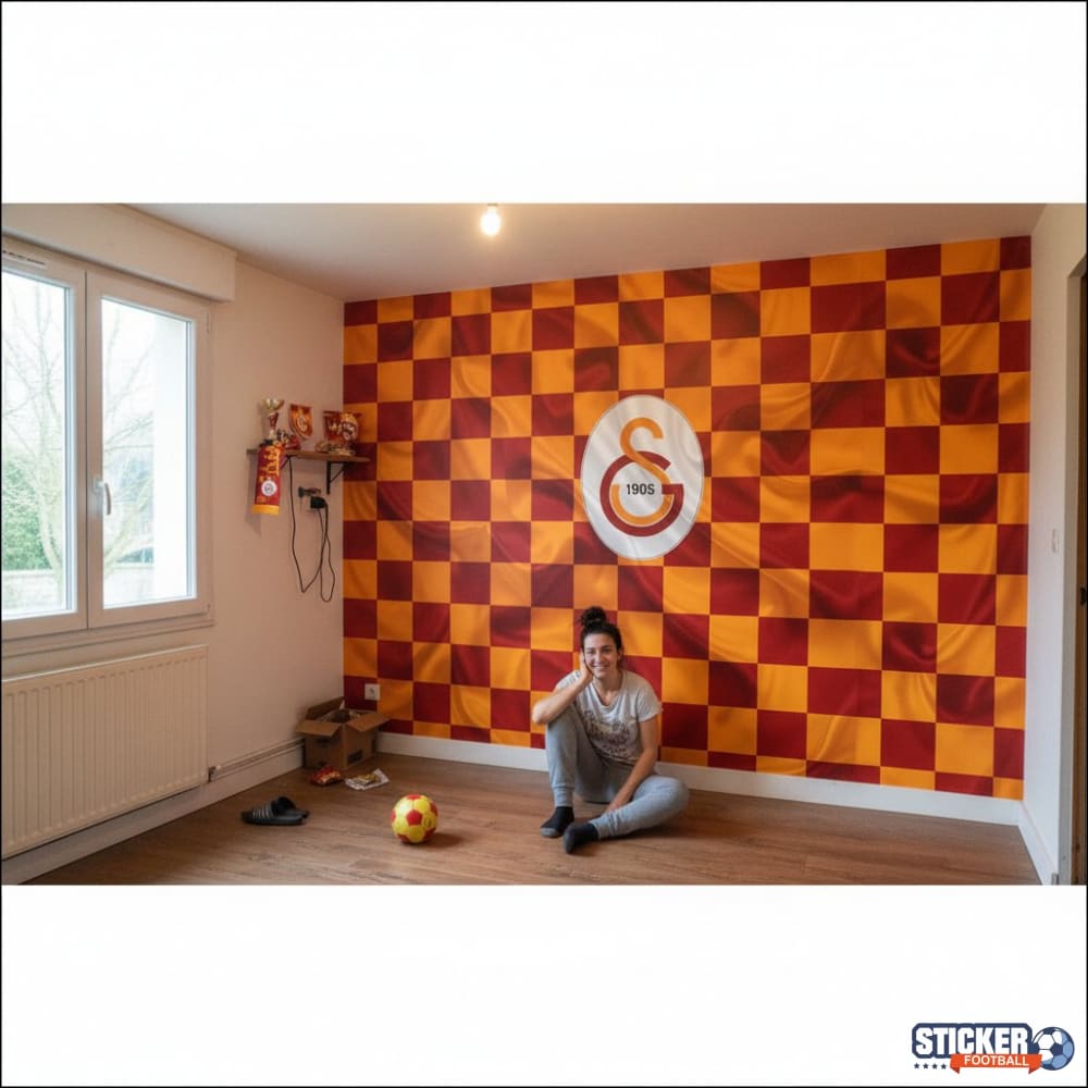 Visualisation Papier Peint Galatasaray S.K. - Logo Emblem Soccer
