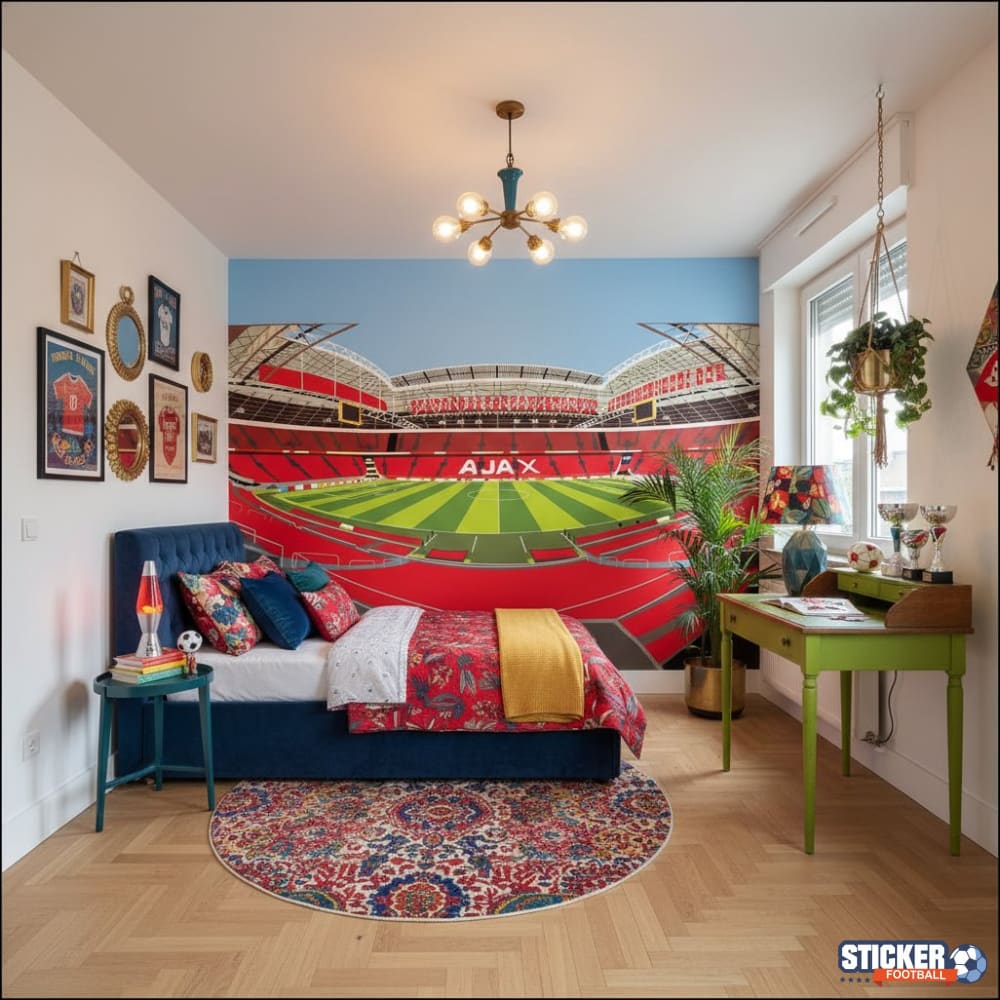 Visualisation Papier Peint Johan Cruijff stade - Ajax - Amsterdam