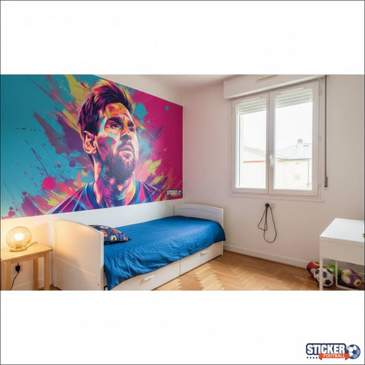 Visualisation Papier Peint Lionel Messi - Déco Fan Soccer